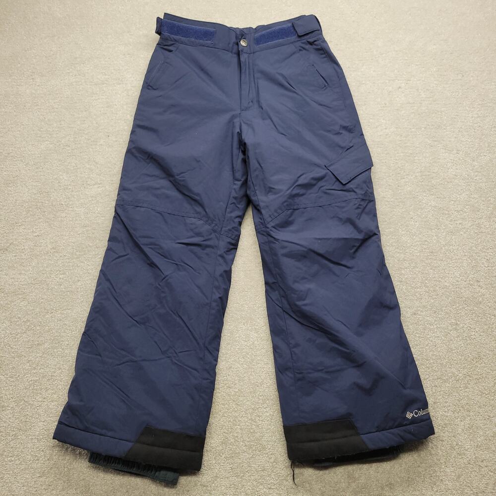 Columbia Youth Size 8 Snow Pants Navy Blue Insulated Ski Snowboard Winter
